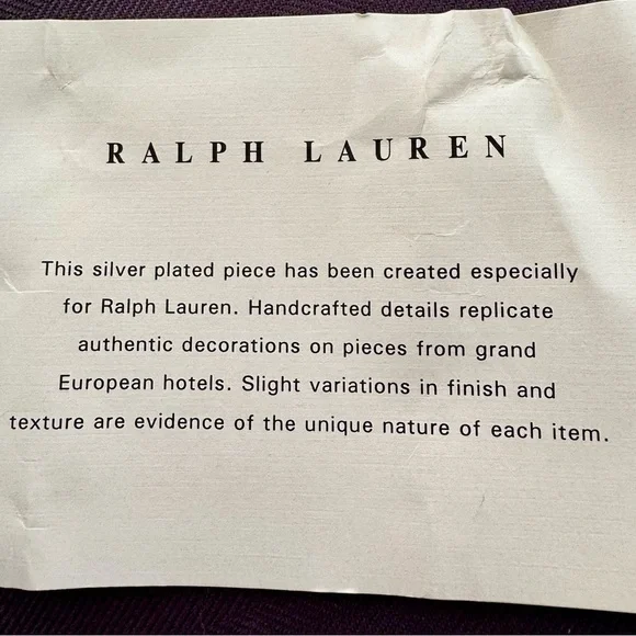 Rare! Vintage 2005 Ralph Lauren Silver Plated Napkin Rings new in boxes! - Picture 10 of 10